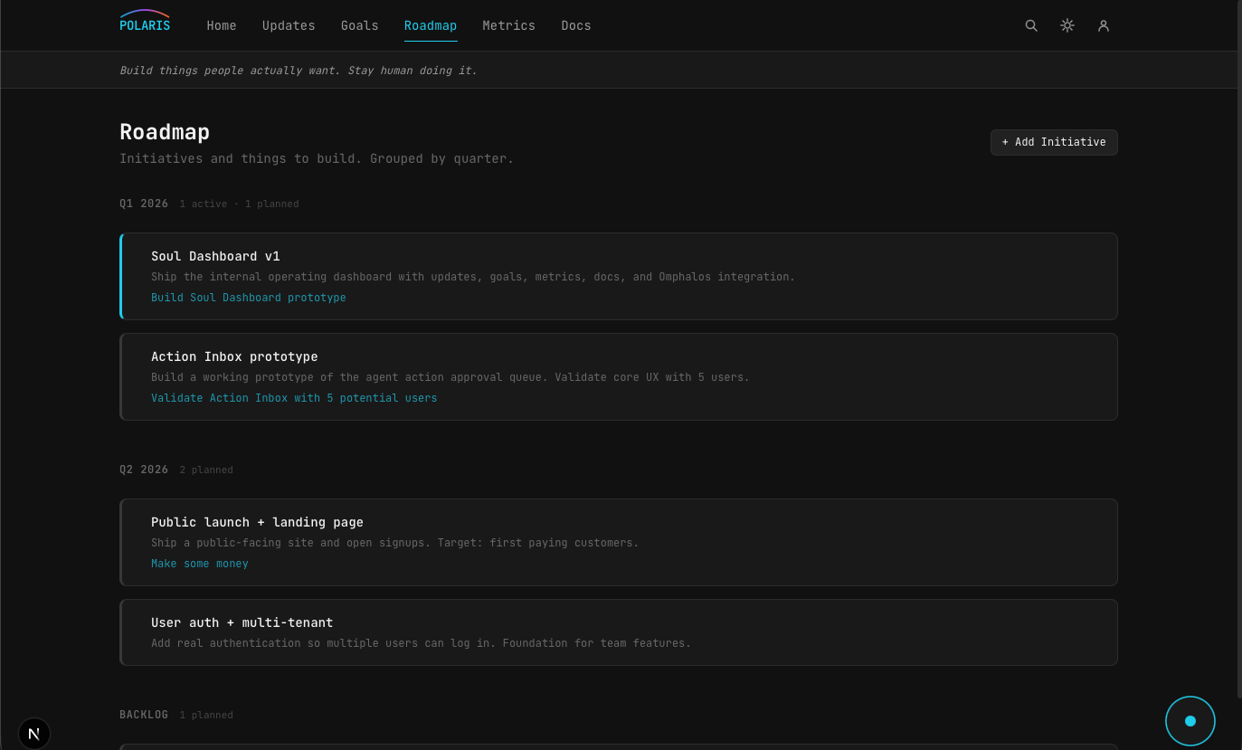 Roadmap page